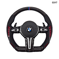 Рязан волан с червен и черен карбон за BMW F серия 1 3 4 X1 X3 X4 X5 X6 М спорт – 0247